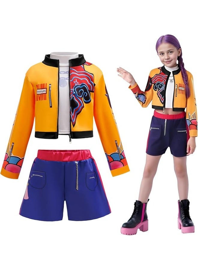 Kids Costumes Cosplay Girls Pop Singers Halloween Party Outfits Anime Christmas Party Carnival Uniform for Kids - Image 1